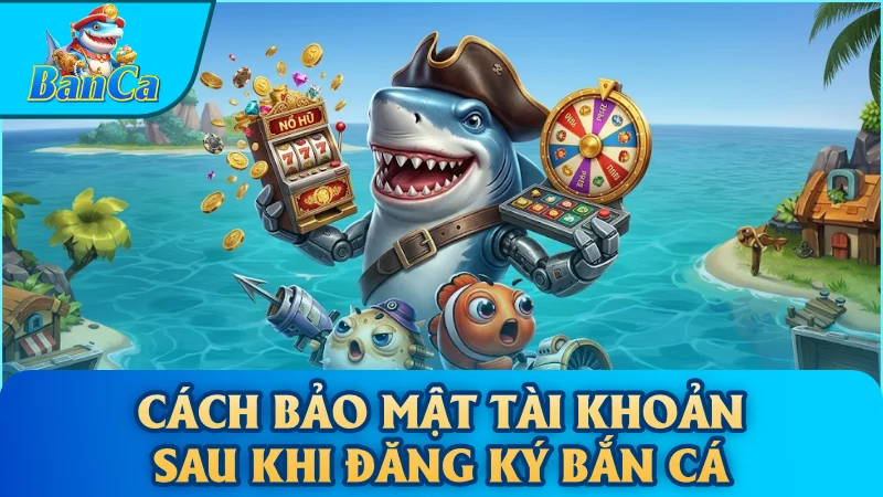 Cách bảo mật tài khoản sau khi đăng ký bắn cá