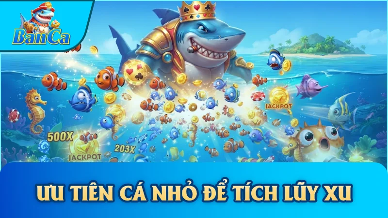 Ưu tiên cá nhỏ để tích lũy xu